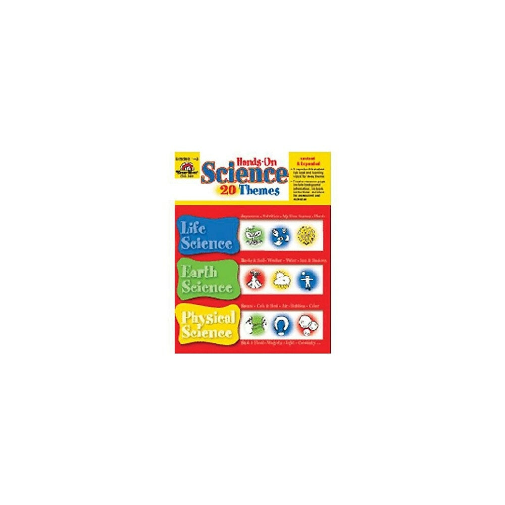Image of Evan-Moor Hands-On Science 20 Themes Teacher Resource Book, Grade 1 - 3 (EMC5000)