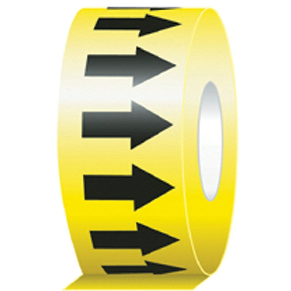 Image of Directional Flow Arrow Tapes, Directional Flow Arrow, SAZ903, Yellow