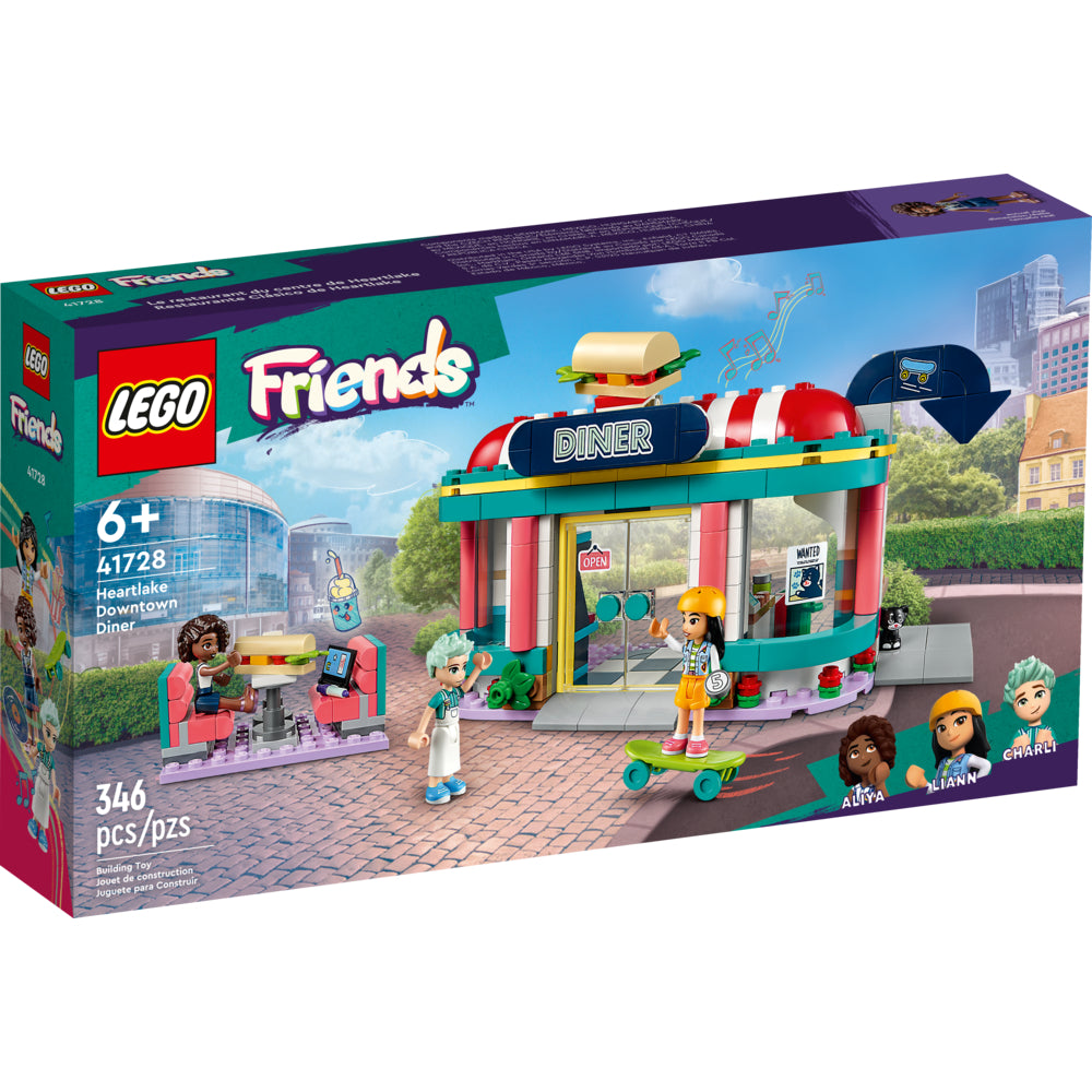 Image of LEGO Friends Heartlake Downtown Diner - 346 Pieces