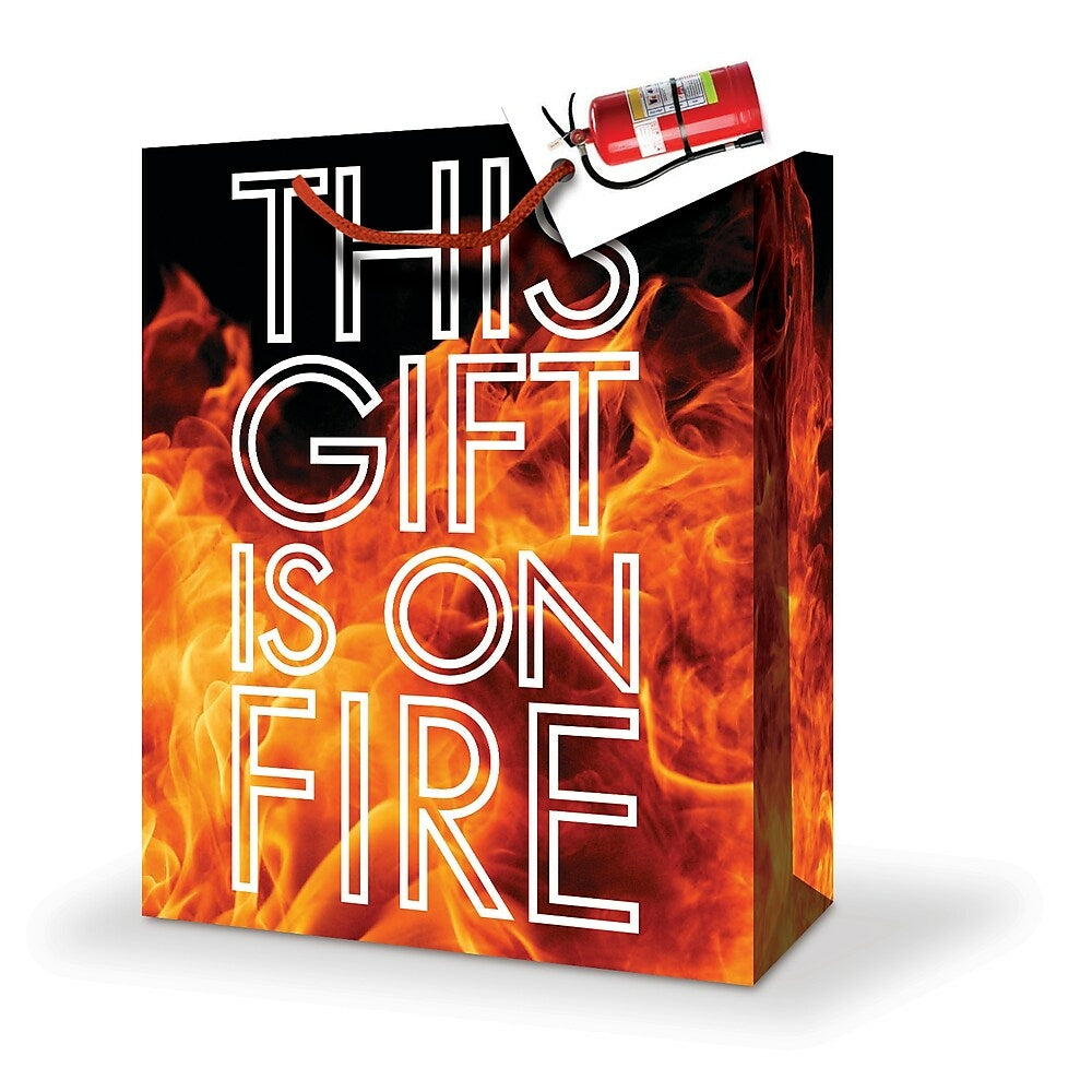 Image of Millbrook Studios Gift Bags - Large - Fire - 12 Pack (47561)