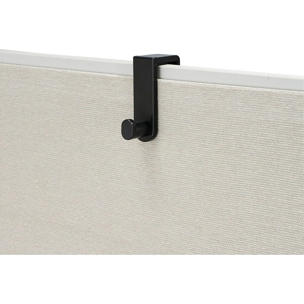 Image of Safco Over the Panel Single Hook, Black