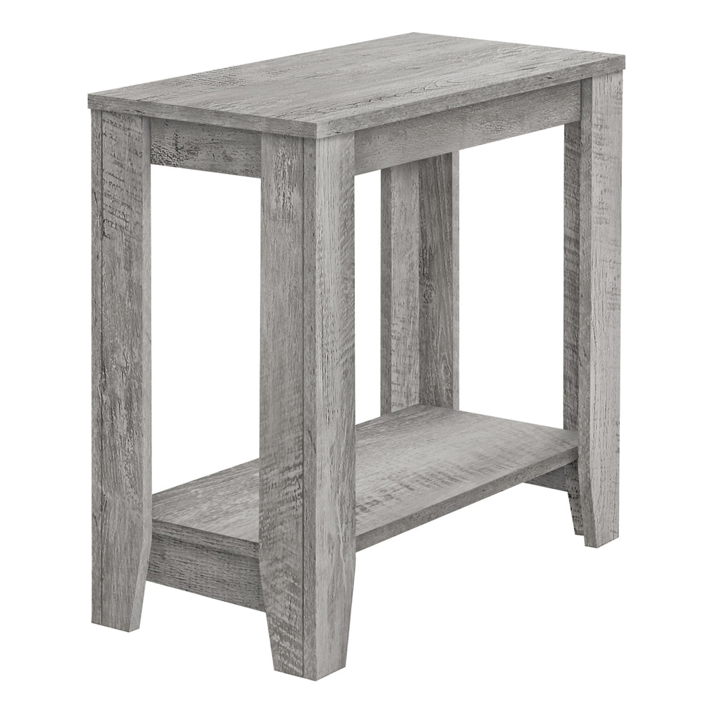 Image of Monarch Specialties - 3380 Accent Table - Side - End - Nightstand - Lamp - Living Room - Bedroom - Laminate - Grey