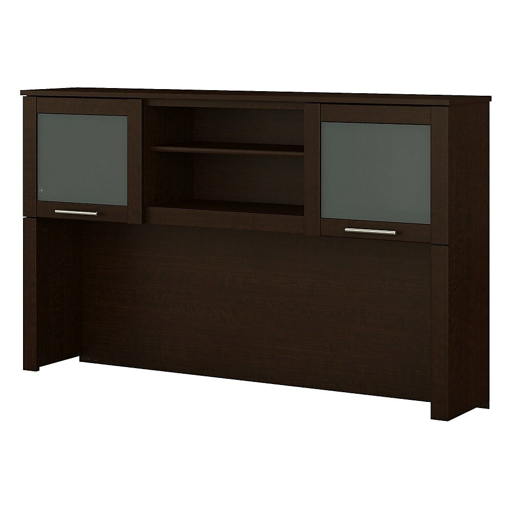 Image of Bush Furniture Somerset 60"W Hutch, Mocha Cherry (WC81831)