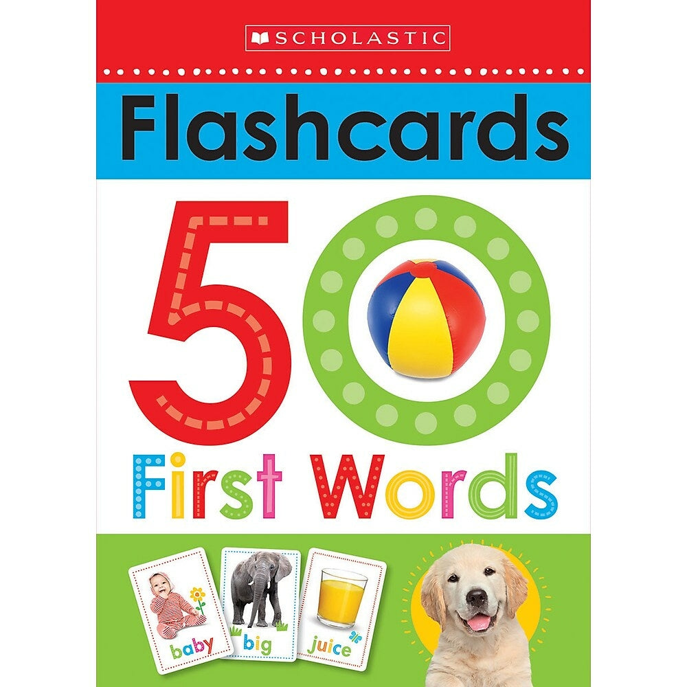 Image of Scholastic Early Learners Flashcards, 50 First Words
