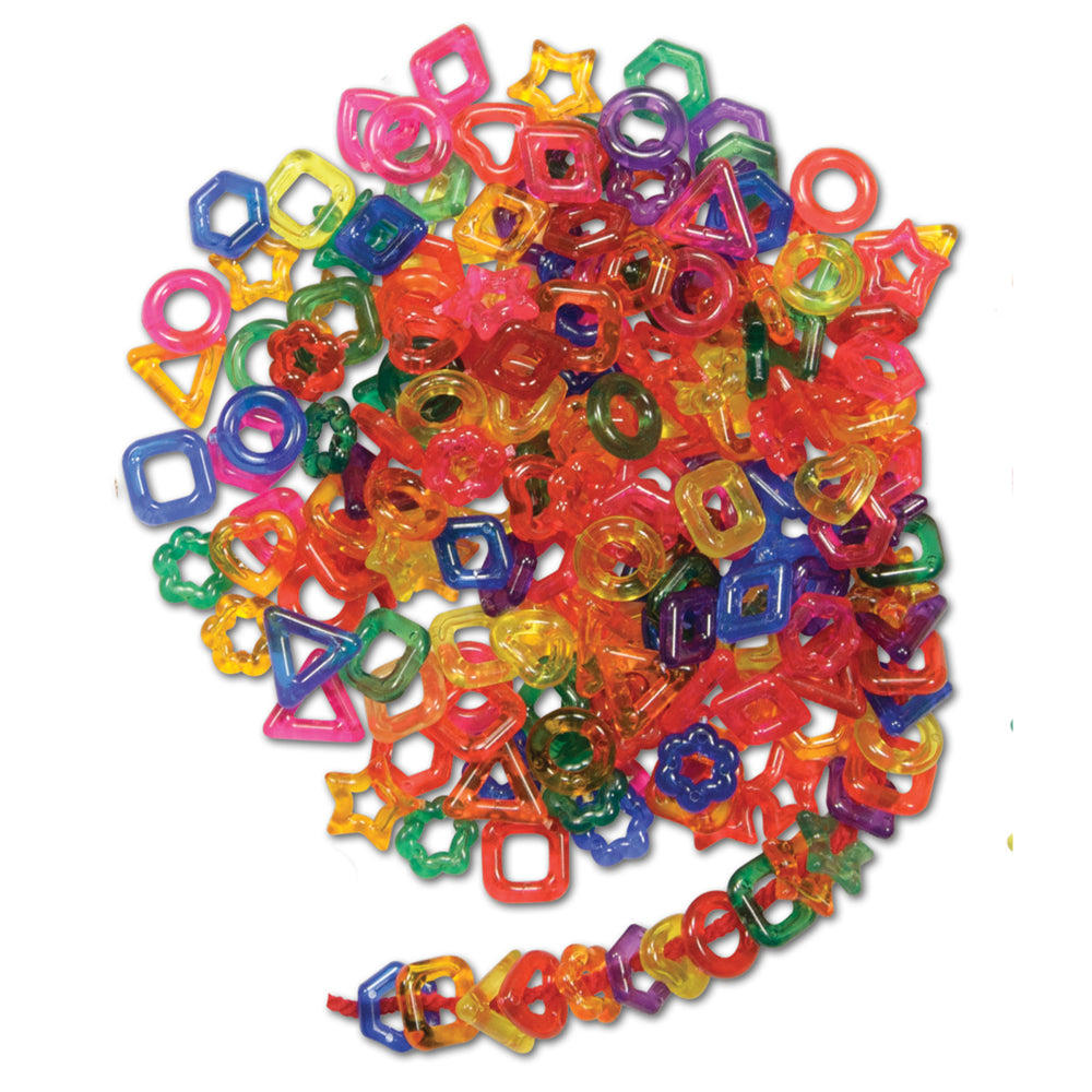 Image of Roylco Fancy Stringing Rings 113g Assorted, 3 Pack (R-2183)