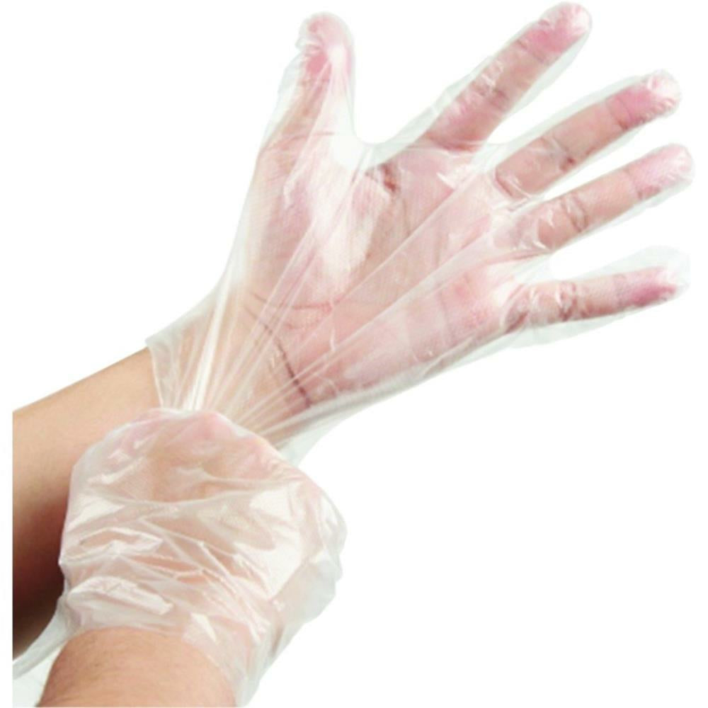 Image of Globe Polyethylene Powder Free Gloves - Large - Clear - 500 Pack