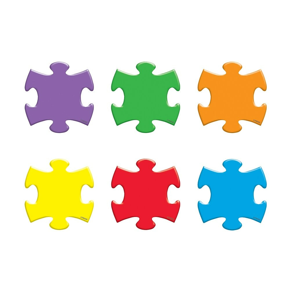 Image of Trend Enterprises Pre-kindergarten - 9th Grades Mini Accents, Puzzle Pieces, 216 Pack (T-10805)