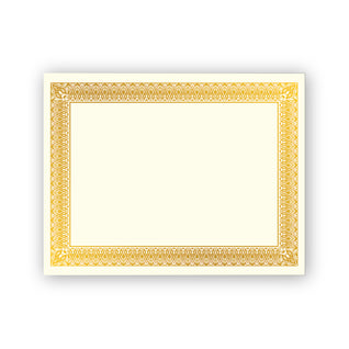 Geographics® Parchment Paper Certificates, 8.5 x 11, Optima Green with White  Border, 25/Pack