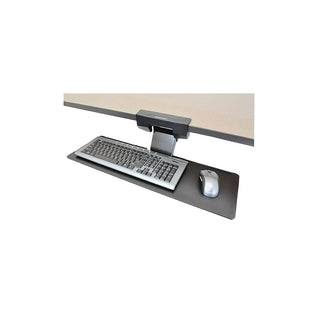 V3VOGUE Support Clavier Coulissant sous Le Bureau, Plateau Coulissant pour  Clavier Et Souris, Support Porte-Clavier, Tablette Coulissante, Tiroir