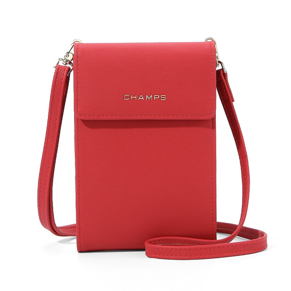 Image of Champs RFID Blocking Smartphone Bag - Red