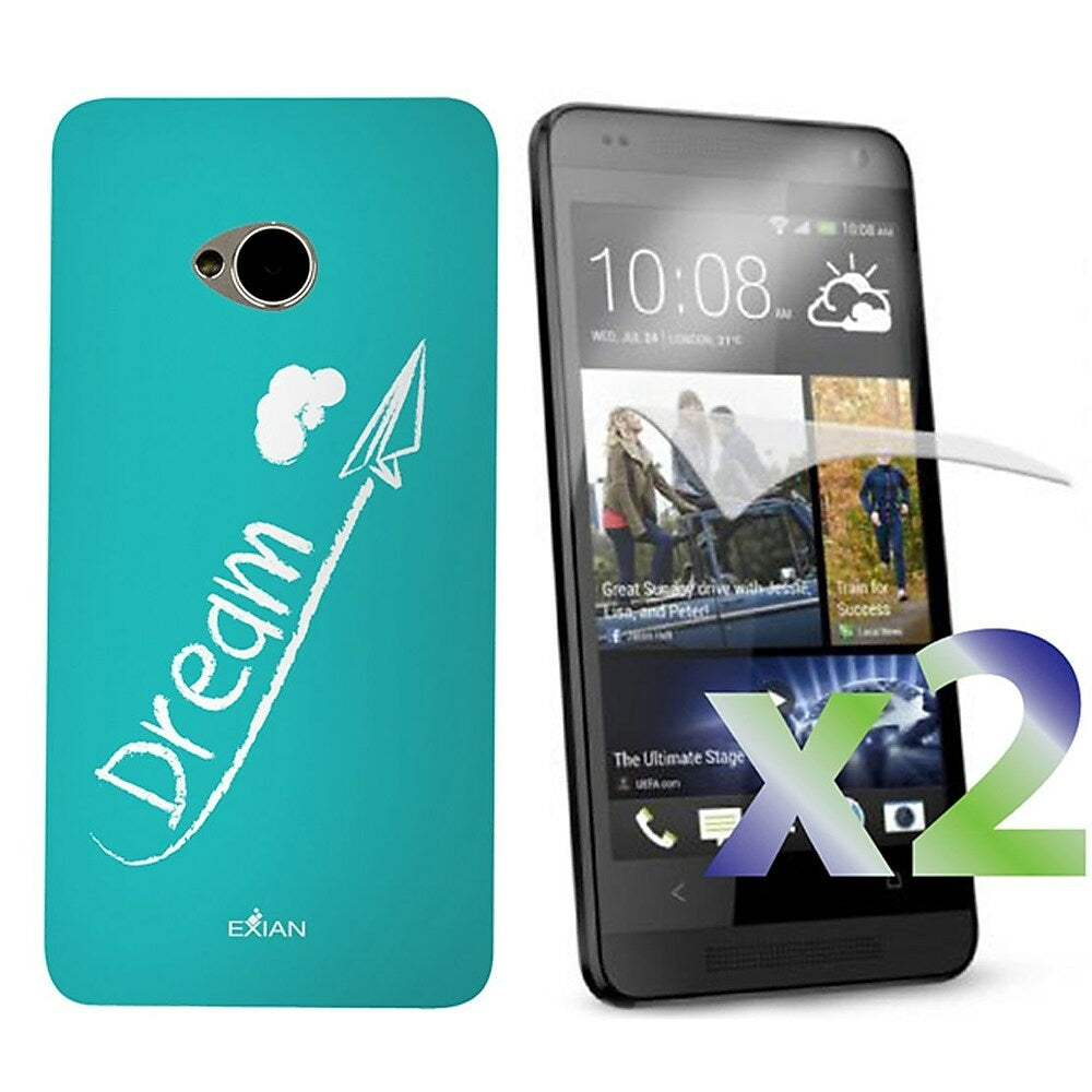 Image of Exian Case for HTC One - Dream White/Teal