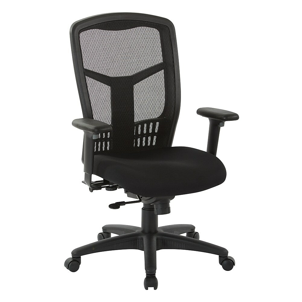 Image of ProGrid Mesh High Back Chair w/ Seat Slider, Black