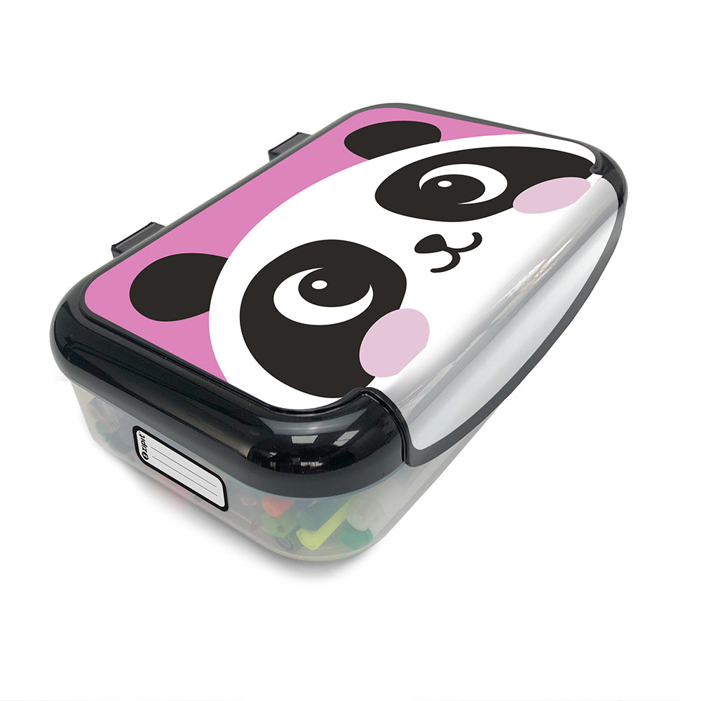 Image of Zipit Recycled Storage Box - Panda