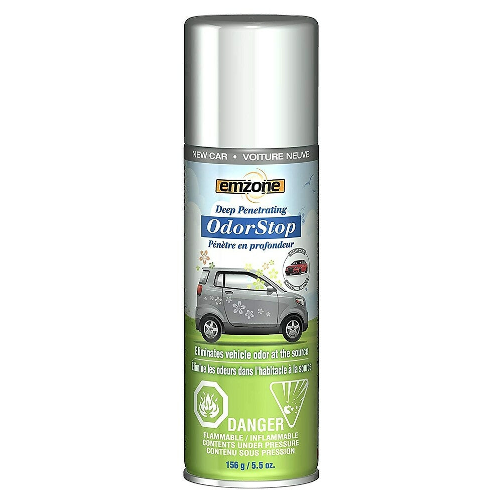 Image of Emzone Odorstop Odor Treatment, New Car, 156G, 12 Pack