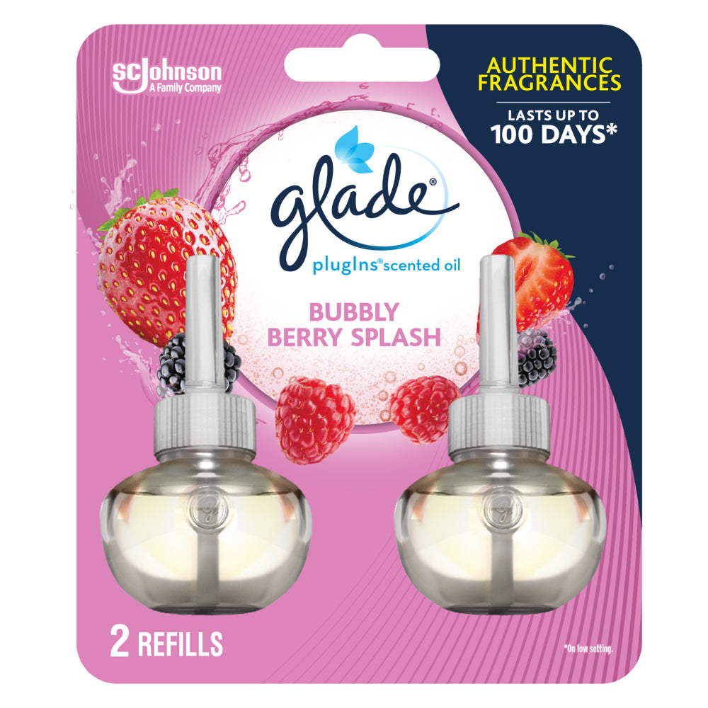 Image of Glade PlugIns Scented Oil Air Freshener Refill - Bubbly Berry Splash - 2 Pack