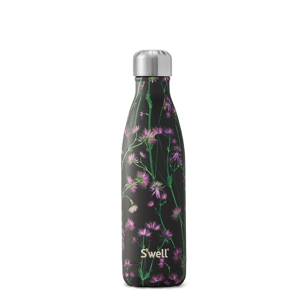 Image of S'well Bottle, 17oz., Thistle, Black