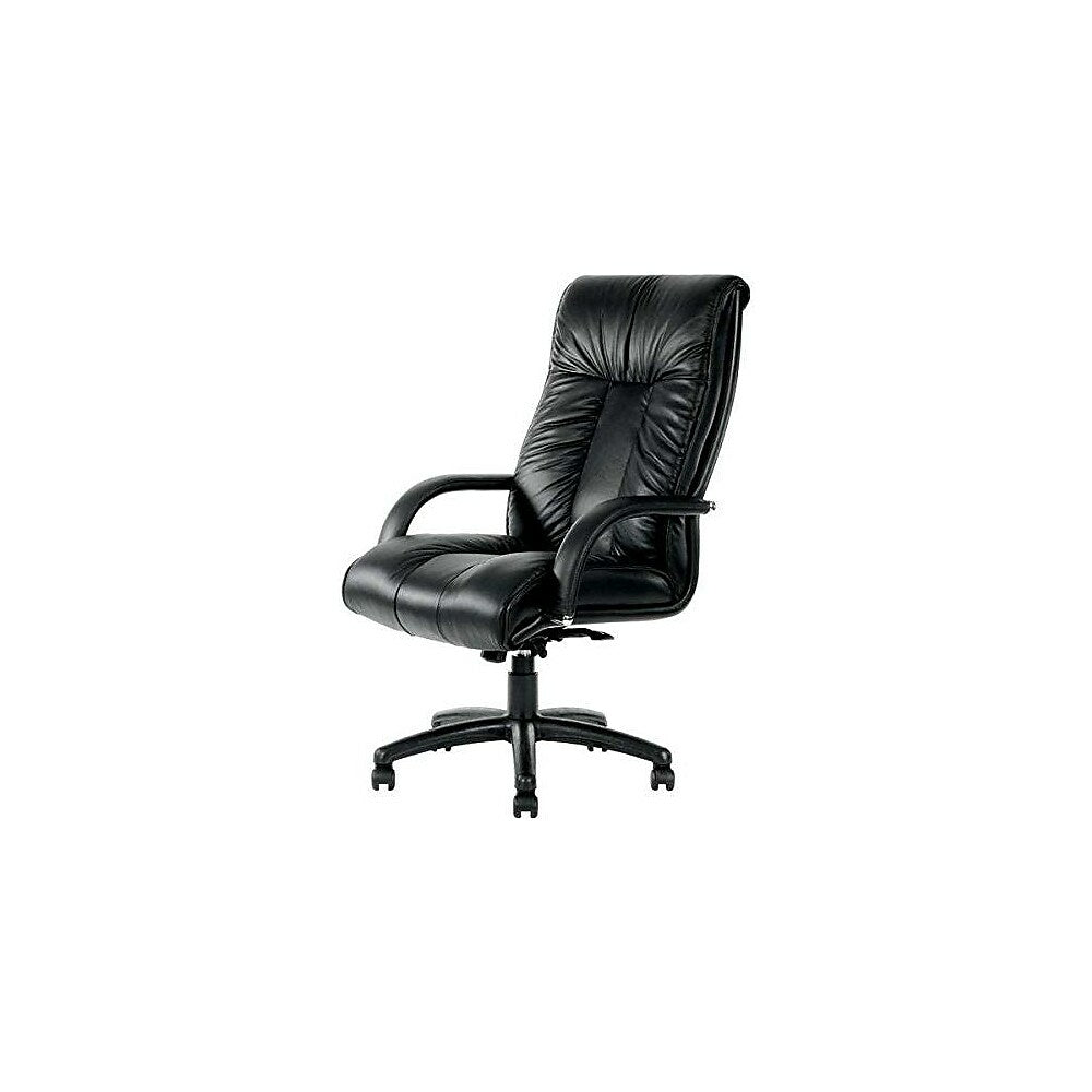 Image of Italian Leather "CEO" Executive Office Chair, Black