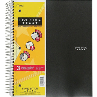 1/2/3 Pack, Spiral Notebook, Hardcover College Rule Journal, A5