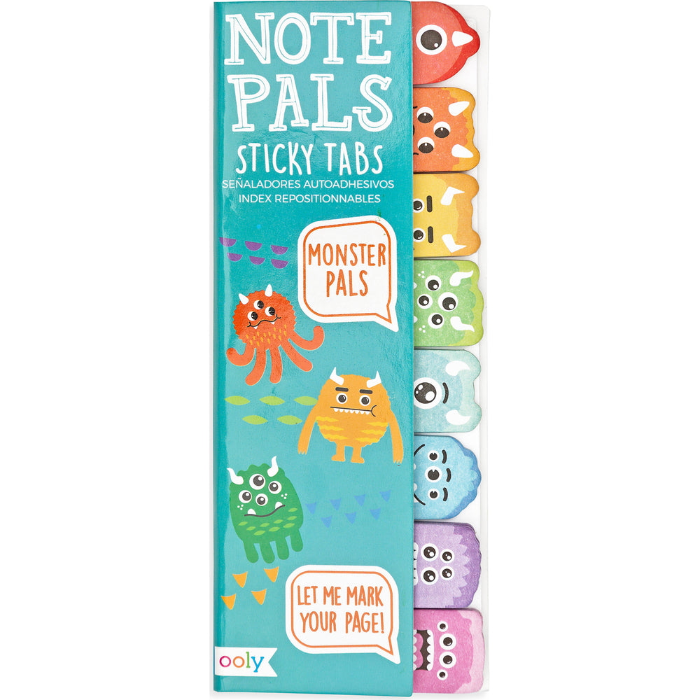 Image of OOLY Note Pals Monsters Sticky Notes, Multicolour