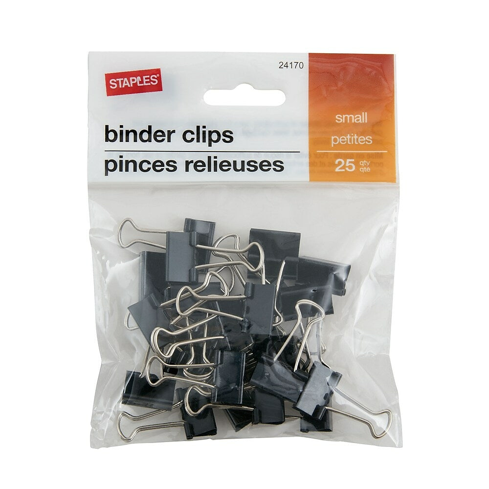 Staples Binder Clips - Small - 3/4