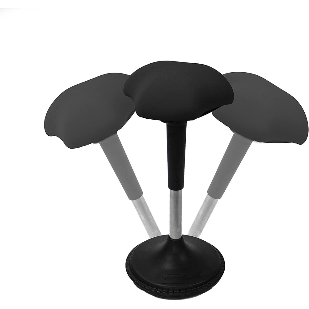 Image of AnthroDesk Adjustable Wobble Chair - Black