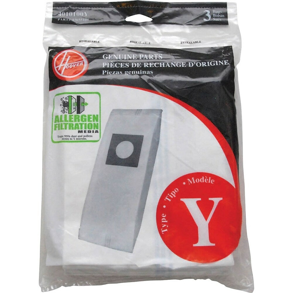 Image of Hoover Type "Y" Allergen Bag, 3 Pack