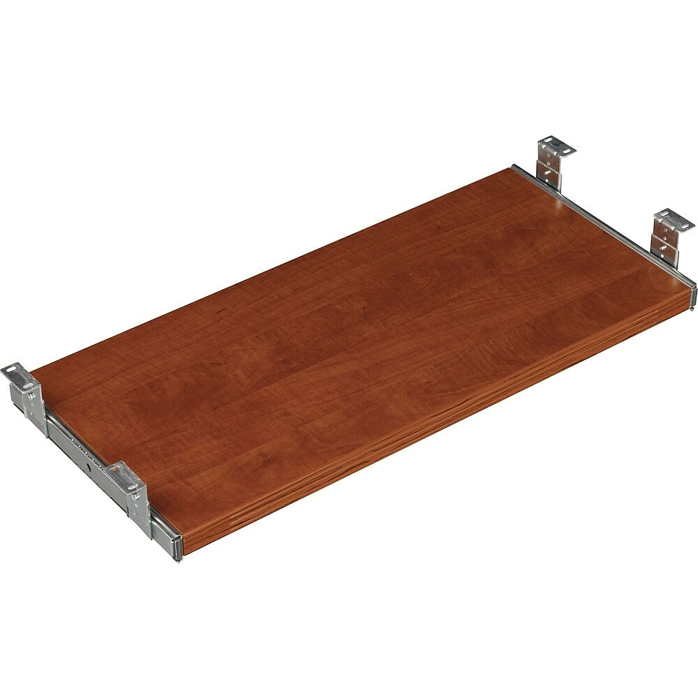 Image of Office Star Napa Collection Keyboard Tray, Cherry, Brown