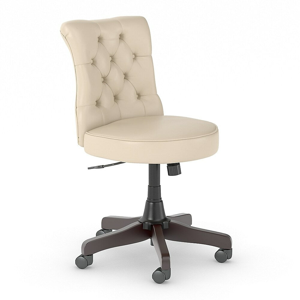 Image of Bush Business Furniture Arden Lane Mid Back Tufted Office Chair, Antique White (CH2301AWL-03)