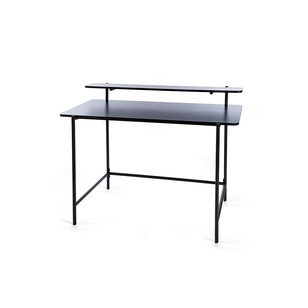 Image of Can-Bramar Modernatta 47.2"W Working Desk - Black
