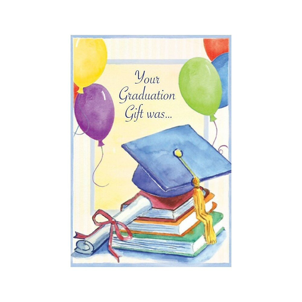 Image of Thank You Cards, Your Graduation Gift Was..., 48 Notelet Cards, 12 Pack