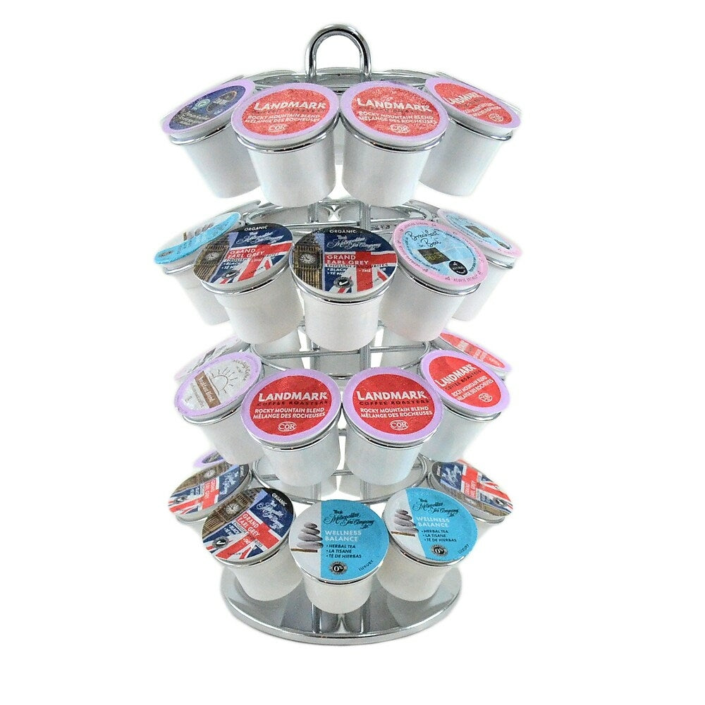 Image of oneBREW K-Cup Pod Carousel, Chrome (68322)