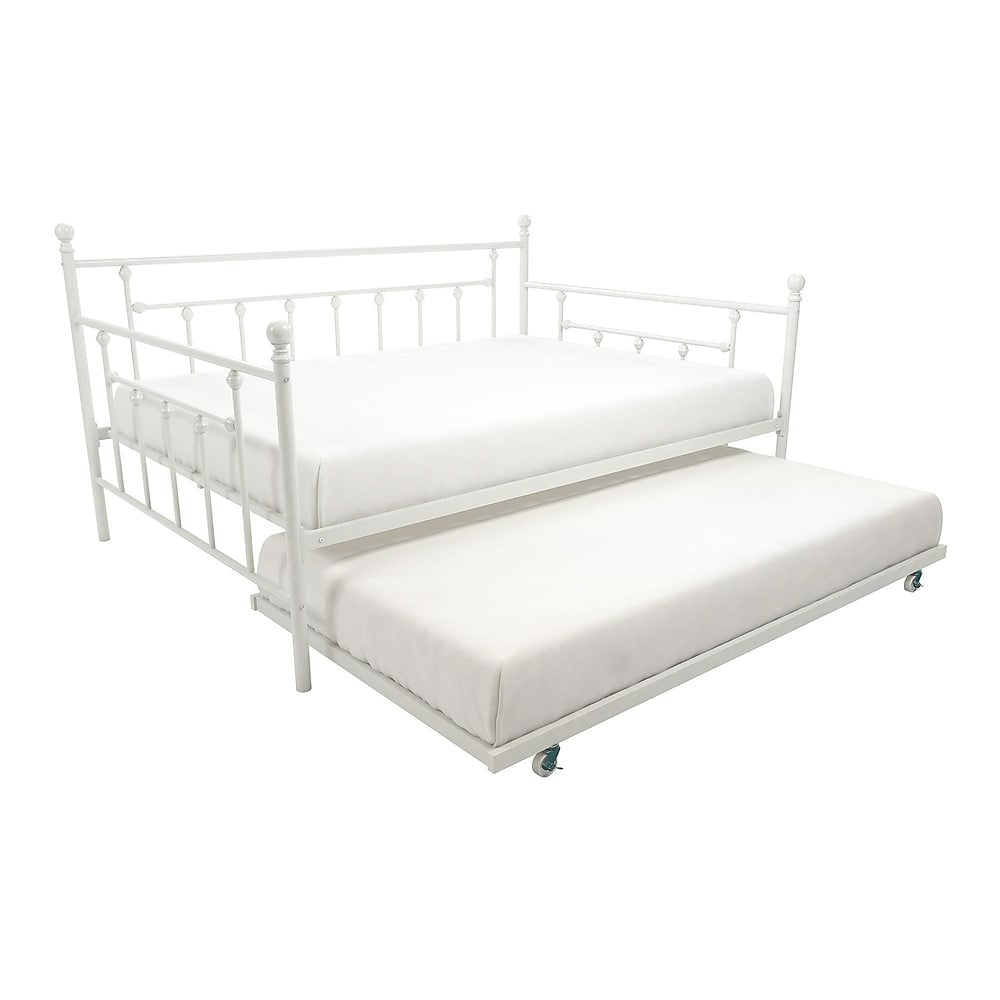 Image of DHP Manila Twin Size Daybed and Twin Size Trundle - White