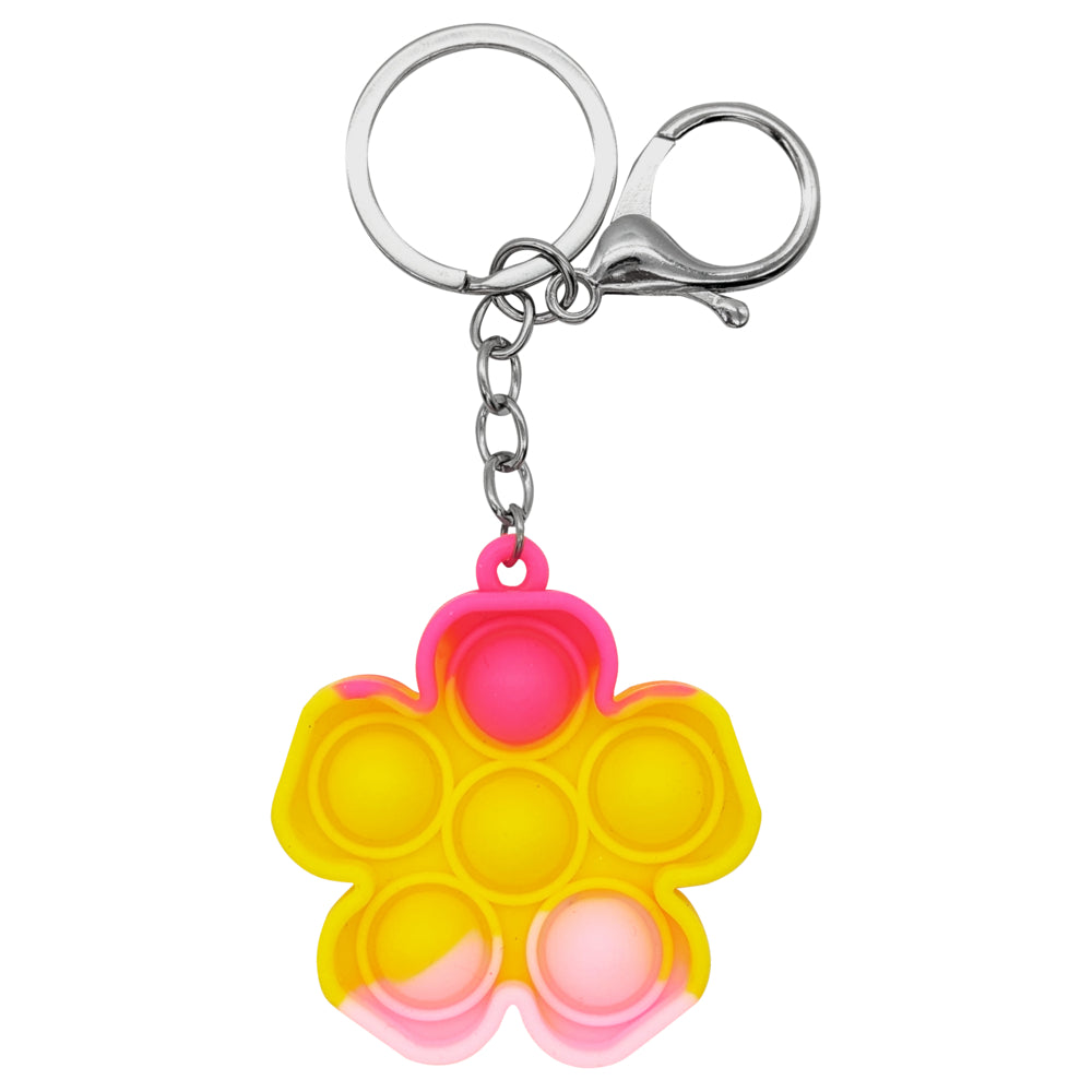 Image of Merangue Fidget Flower Keychain