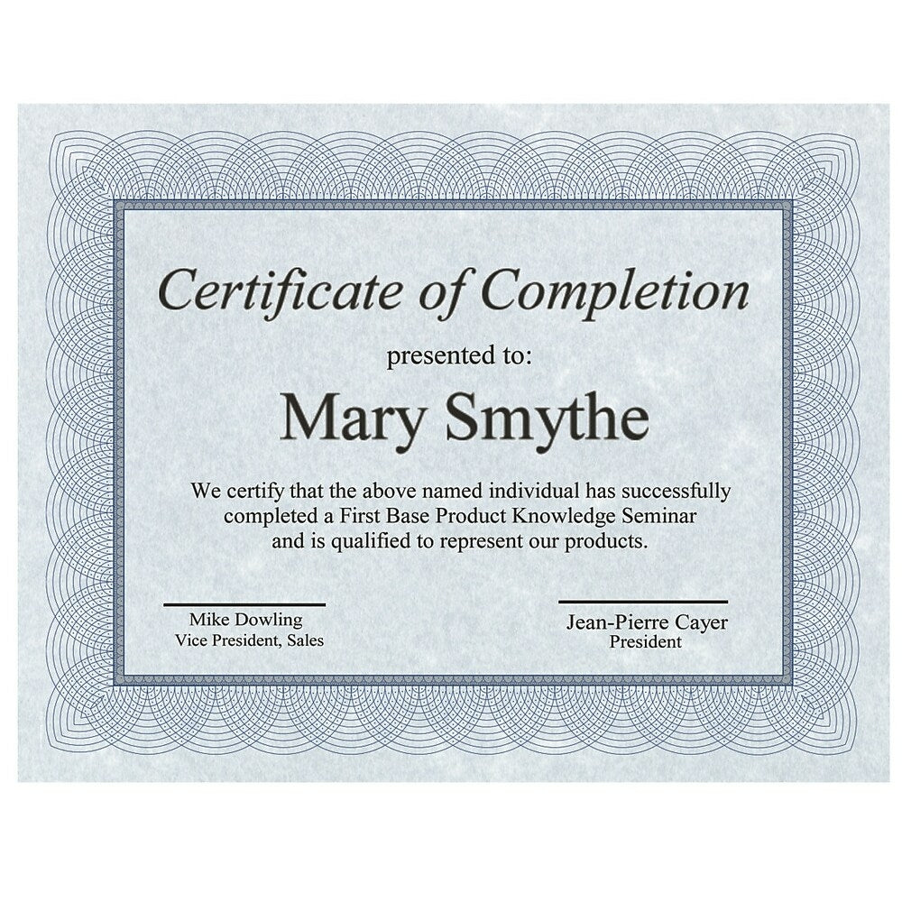 Award Certificate Paper Staples Ca