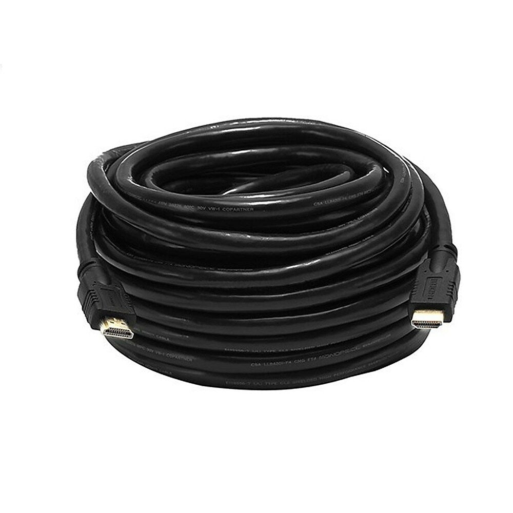 Image of TygerWire 50 Feet High Quality HDMI Cable, 4" x 7" x 8", Black