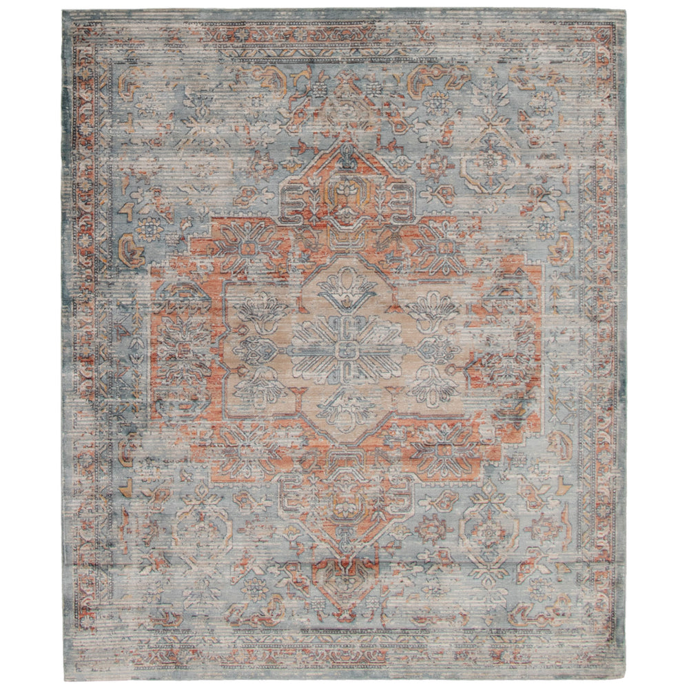 Image of ECARPETGALLERY Bahama Heriz Rug - Blue - 5' 3" x 6' 7"