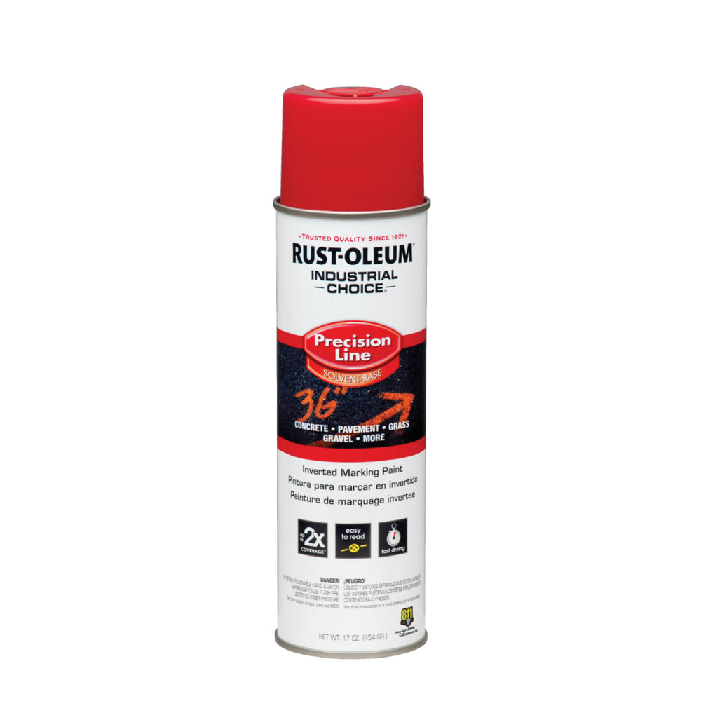 Image of Rust-O-Leum Solvent Based Inverted Marking Paint - 17 oz. - Safety Red (KQ217)