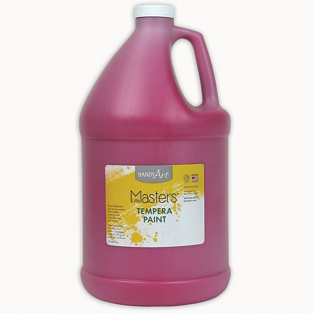 Image of Little Masters Non-Toxic 128 oz. Tempera Paint, Magenta (204725)