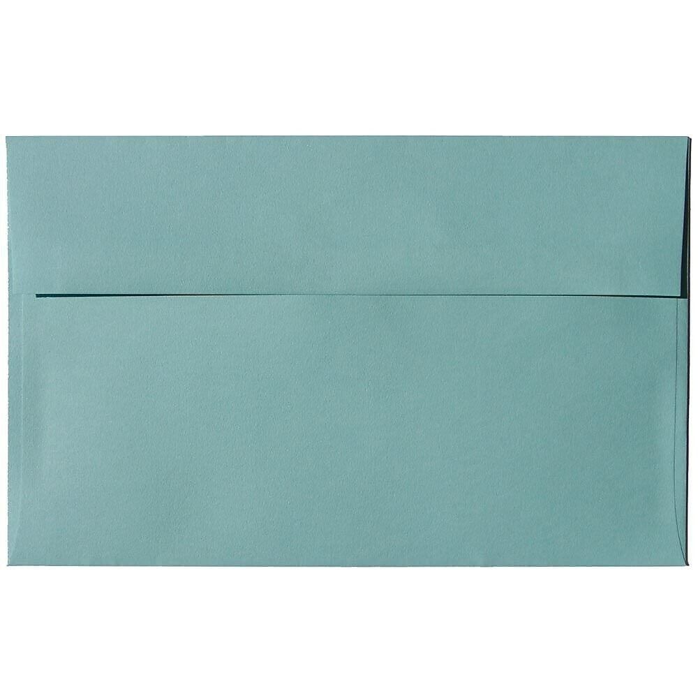 Image of JAM Paper A10 Invitation Envelopes, 6 x 9.5, Aqua Blue, 250 Pack (1523993H)