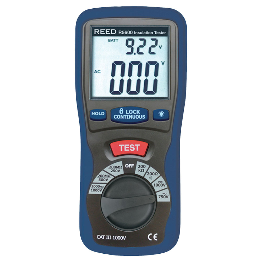 Image of REED R5600-NIST Insulation Tester (Megohmmeter)