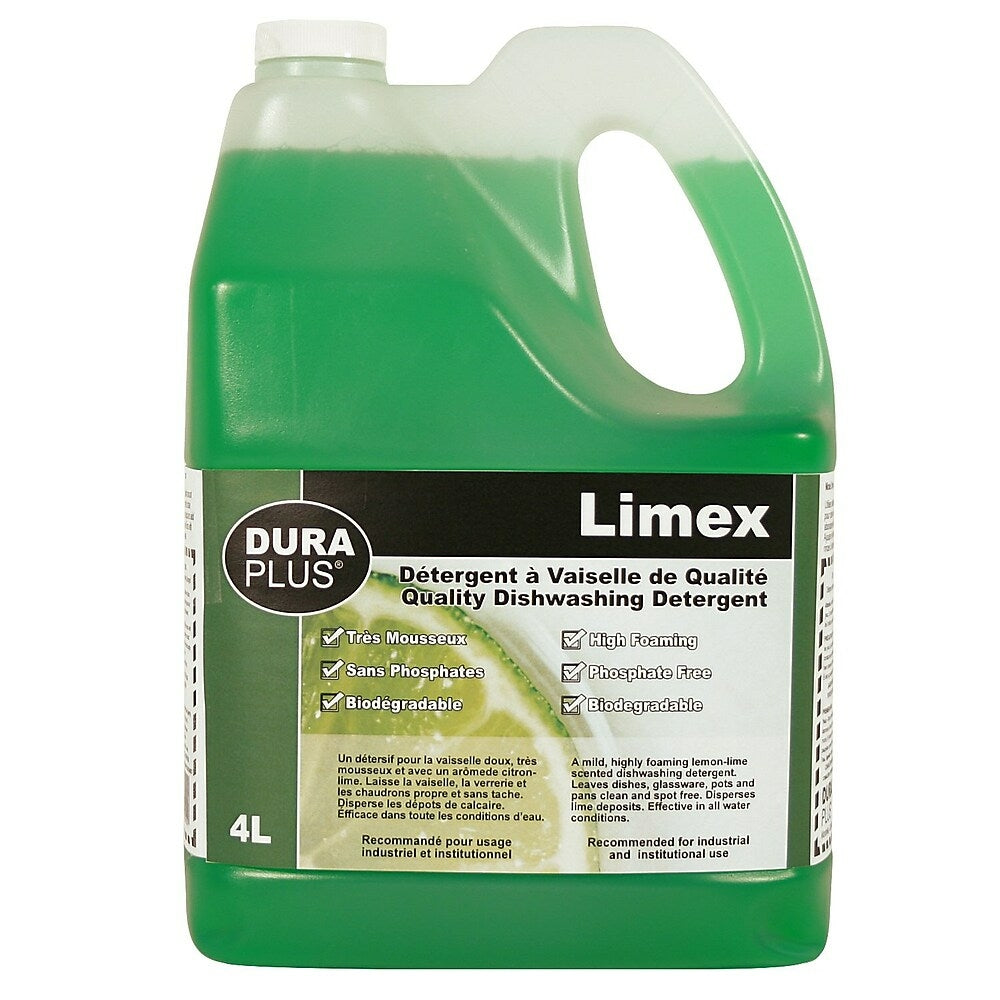 Image of Dura Plus Limex Quality Liquid Dishwashing Detergent 4L, 4 Pack