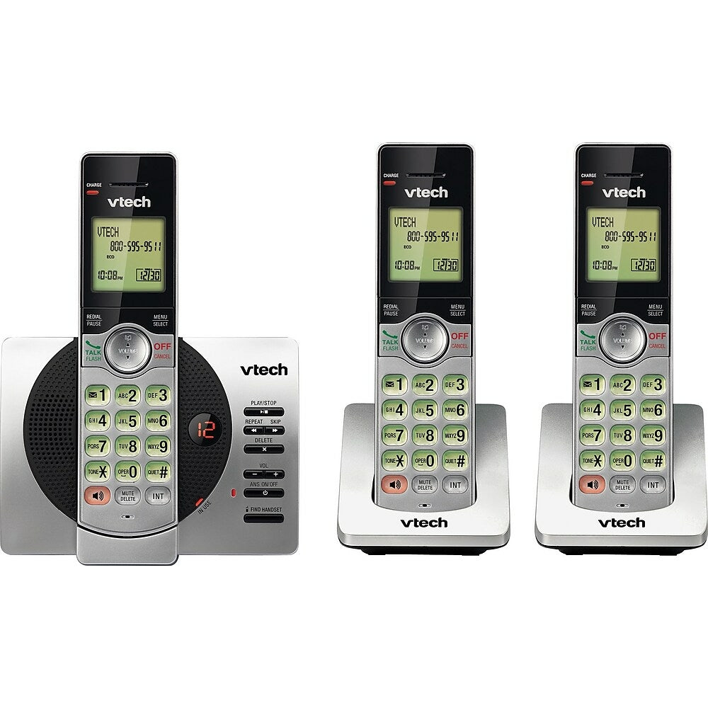 Image of Vtech CS6929-3 3-Handset Cordless Phone with Digital Answering System