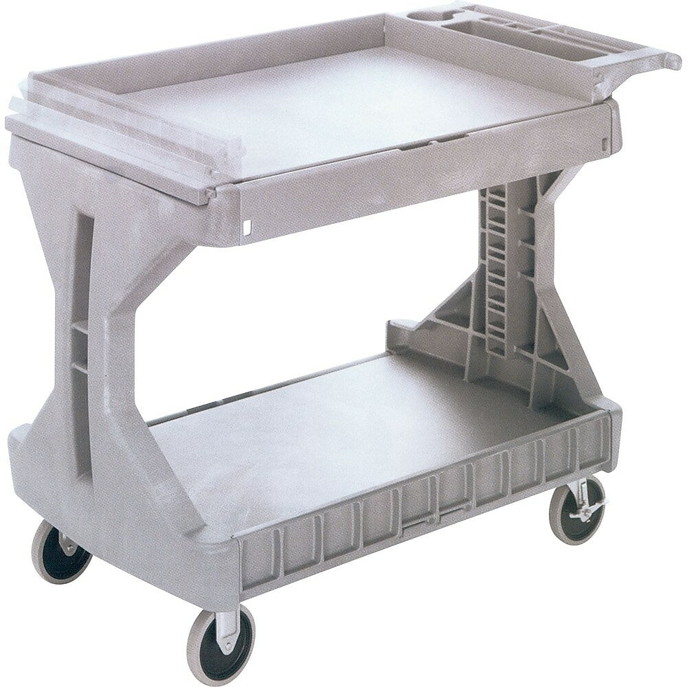 Image of Akro-Mils Procart, 2-Shelf, Grey, 24" x 34-1/4" (A30936)