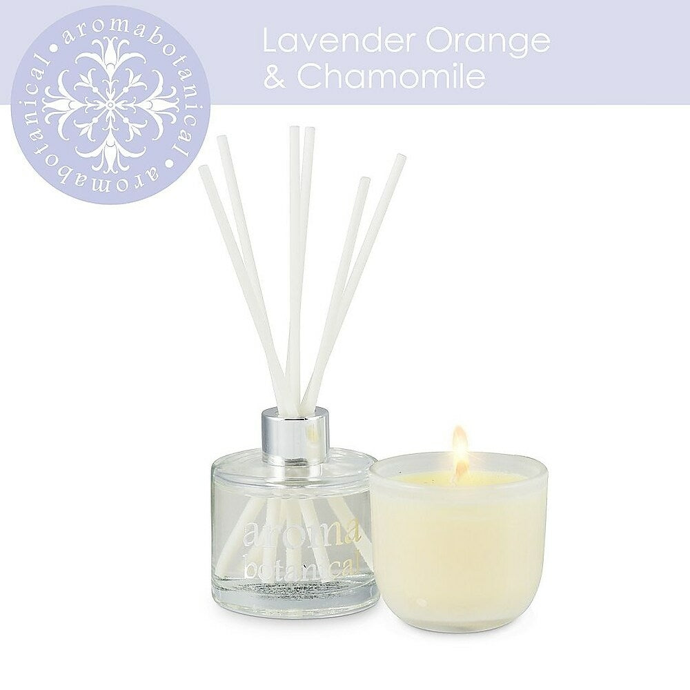 Image of Aromabotanical Lavender Orange & Chamomile Gift Set Candle + Diffuser (16-AB/SET LO )