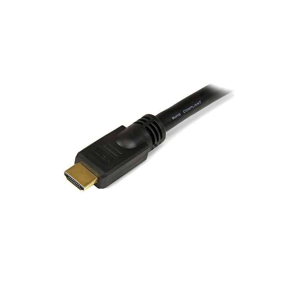 Image of StarTech 50 ft High Speed HDMI Cable, Ultra HD 4k x 2k HDMI Cable, HDMI to HDMI M/M, Black