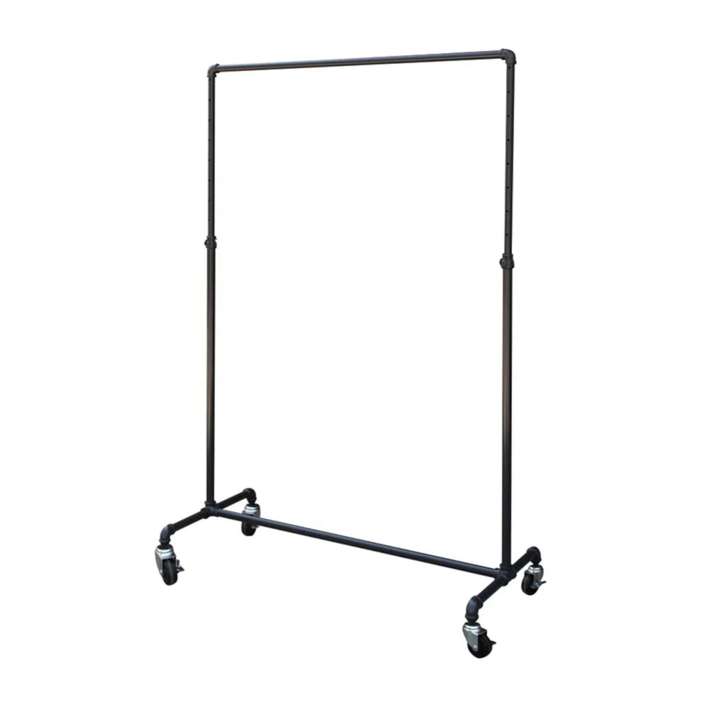 Image of Eddie's Soho Steam Pipe Ballet Bar Clothing Rack - Anthracite Grey