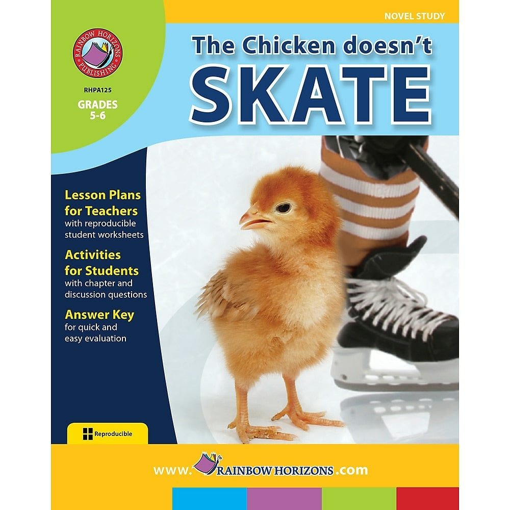 Image of eBook: The Chicken Doesn't Skate - Novel Study (PDF version - 1-User Download) - ISBN 978-1-55319-070-7 - Grade 5 - 6