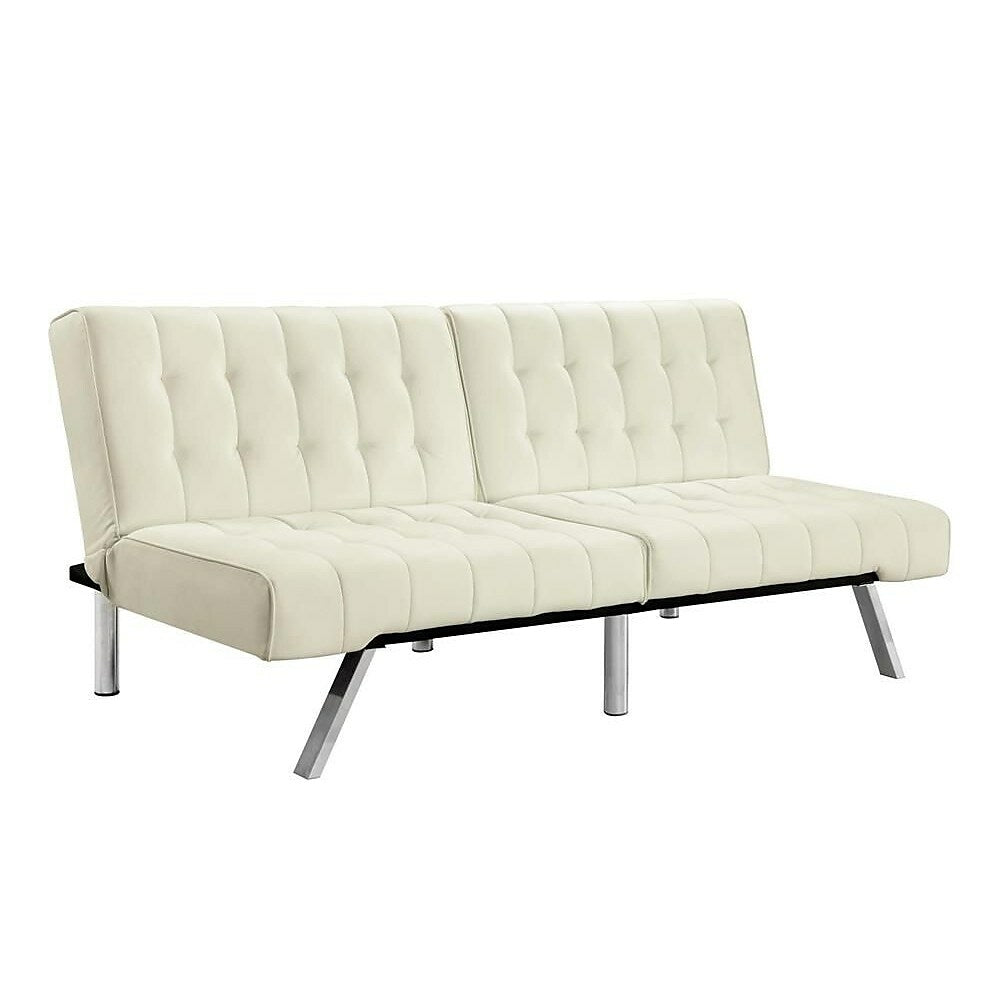 Image of DHP Emily Convertible Futon - White