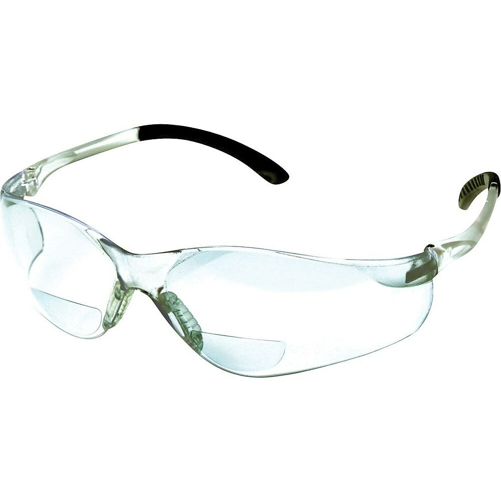 Image of SenTec Bifocal Safety Glasses with Rubberized Temple Tips - Clear Lens - +2.5 - 12 Pack