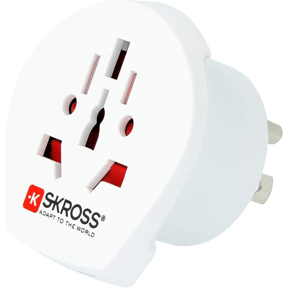 Image of SKROSS World to UK Travel Adapter - White